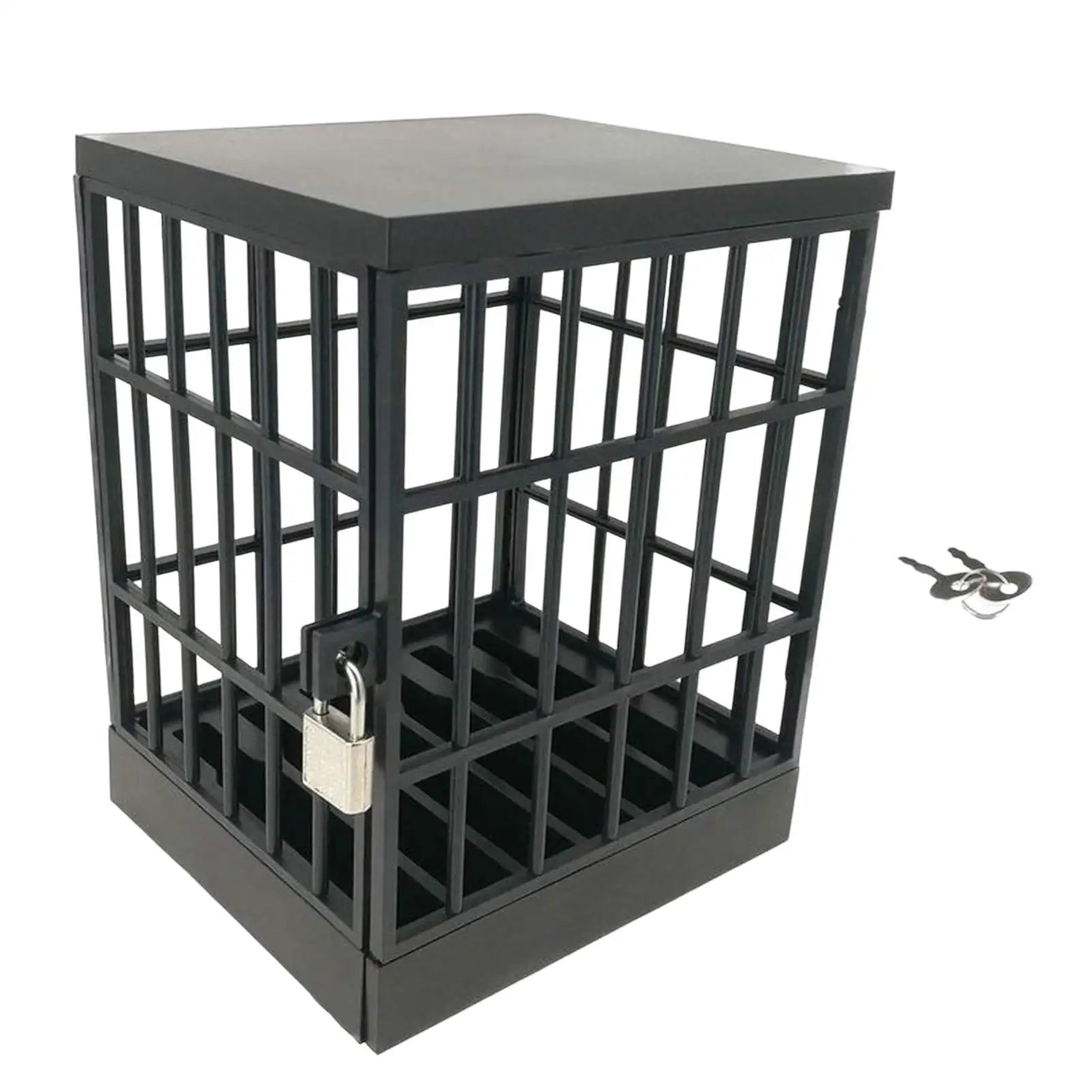 Cell Phone Lock Box with Jail Prison Novelty Locking Cage for Office Party