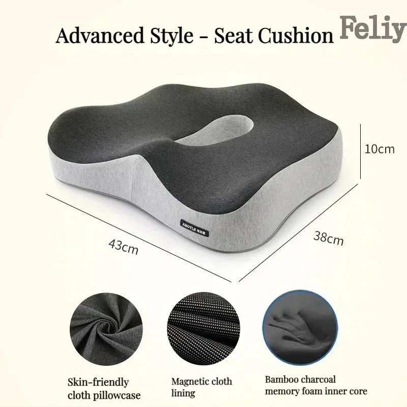 Ultimate Comfort Memory Foam Cushion for Office & Car - Nuvia Loop